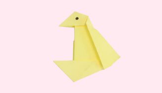 Simple penguin origami tutorial