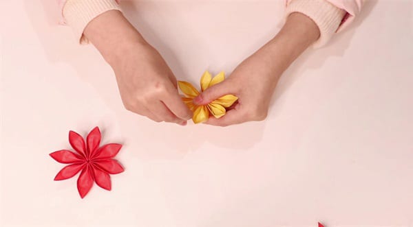 Eight Petal Flower Origami Tutorialnum