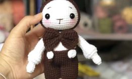 Anthony Rabbit Knitted Doll
