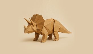 Origami Triceratops Horridus: Inspiration for Paper-Paleontologists