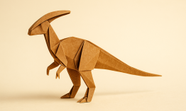 Origami Parasaurolophus walkeri: Inspiration for Crest Enthusiasts