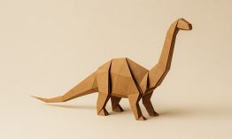 Origami Apatosaurus ajax: Inspiration for Paper-Paleontologists