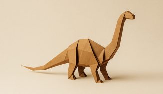 Origami Apatosaurus ajax: Inspiration for Paper-Paleontologists