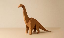 Origami Brachiosaurus altithorax: Inspiration for Paper-Paleontologists