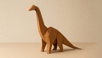 Origami Brachiosaurus altithorax: Inspiration for Paper-Paleontologists