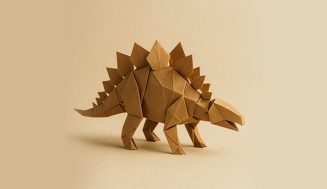 Origami Stegosaurus stenops: Inspiration for Paper-Prehistorians